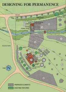 Garden Design Permanence: Permanent Agriculture Map of Homestead Areas Image